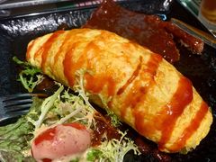 黑椒汁牛仔骨蛋包饭-阿飛冰室(下沙店)