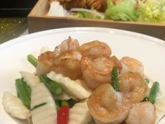 芦笋山药虾球-有喜胶东小馆(太申祥和店)