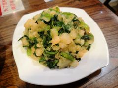 小白菜土豆泥-韩师傅老大同刀削面(北苑路店)