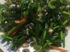 韭菜炒螺蛳肉-老家鸡鱼馆(颐湖园店)