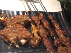 热气羊肉串-京韵胡同·酱香羊蝎子火锅涮肉(长寿路店)