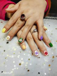 -手牵手美甲