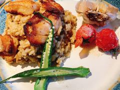 蒜香蘑菇鸡肉烩饭-秀儿家の小确幸花园西餐厅