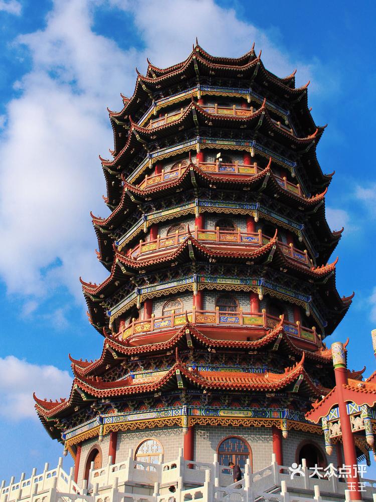 城市中的仿古高楼