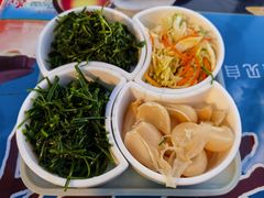沙葱苜蓿四宫格-壹阁胡羊焖饼(特色小吃街店)