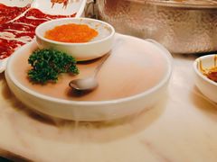 飞鱼籽虾滑-左庭右院鲜牛肉火锅(汇智广场店)