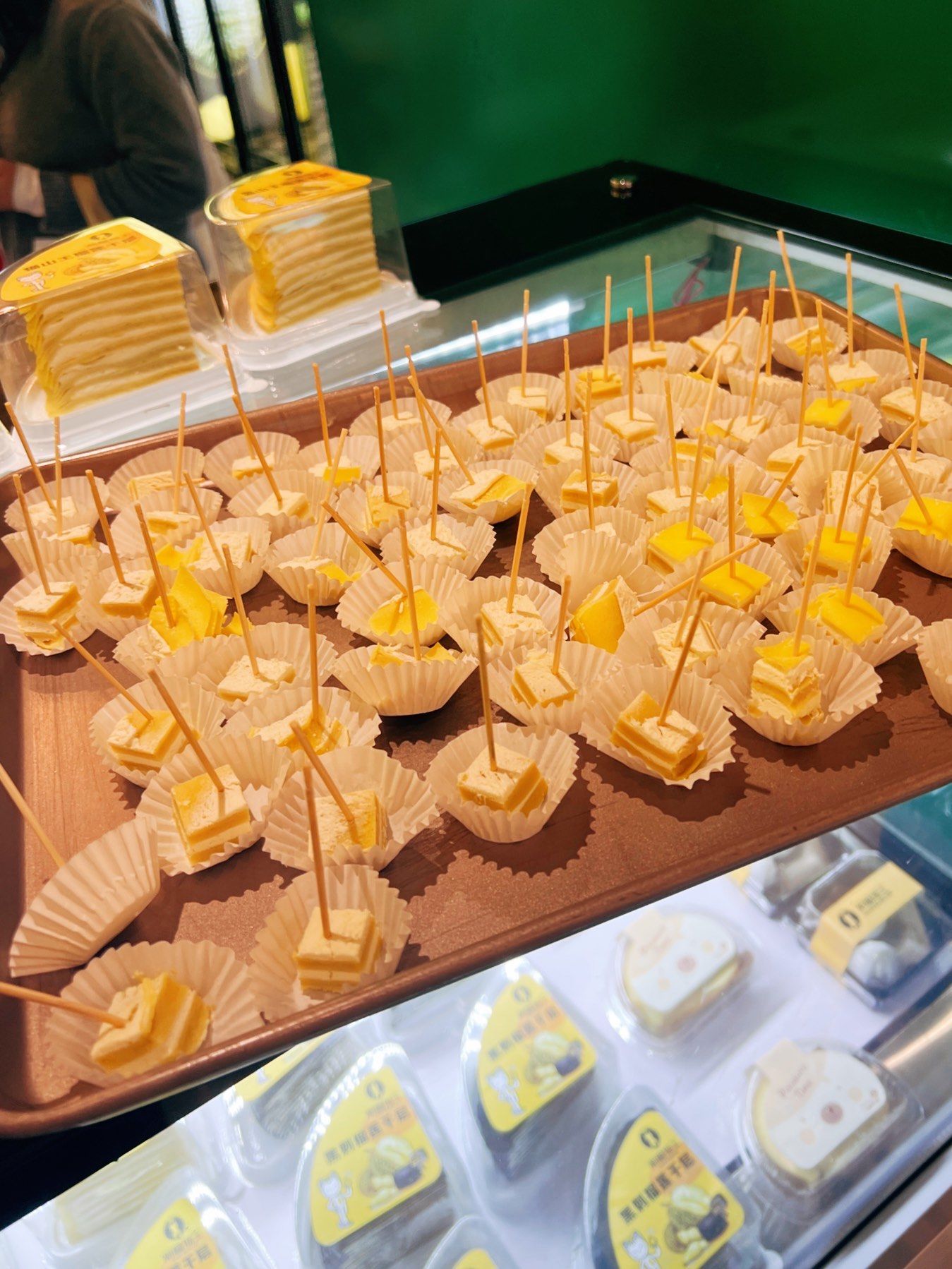 浓郁的猫山王榴莲千层