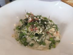 帝王蟹蟹肉烩饭配甜豆和莳萝-Jean Georges