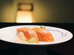 三文鱼手握-笑福亭料理小馆(解放碑店)