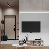 原木+橙色 简约雅致的感觉