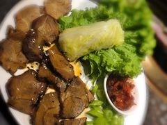 韩式包海肉-正苑26年海鲜烤肉•牛尾汤汤饭(东港店)