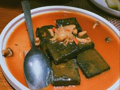 猴头菇酱汁扒黑豆腐-肴约·花园式餐厅(湖里店)