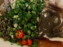 椒麻蒸桂花鱼-玫瑰厅上海菜(兴国路店)