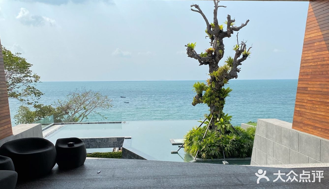真的私人海滩绝了，粉色日落很美