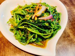 马拉盏炒通菜-大头虾越式风味餐厅(光明广场店)