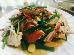 姜葱炒花蟹-七鲜渔港美食餐厅(巽寮湾海景店)