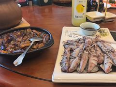 白灼鲜鱿鱼-花开富贵平潭海鲜楼(平潭店)
