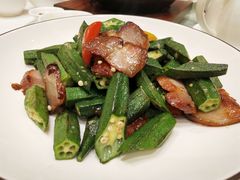 秋葵炒叉烧-龙凤酒家(广州大道店)