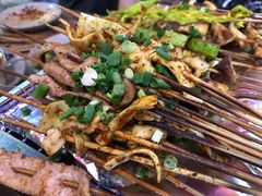 烤猪腰和黄喉-晓靖轩烧烤(沙河风情店)