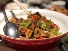 小炒黄牛肉-北平楼·烤鸭·北京菜(牡丹园店)