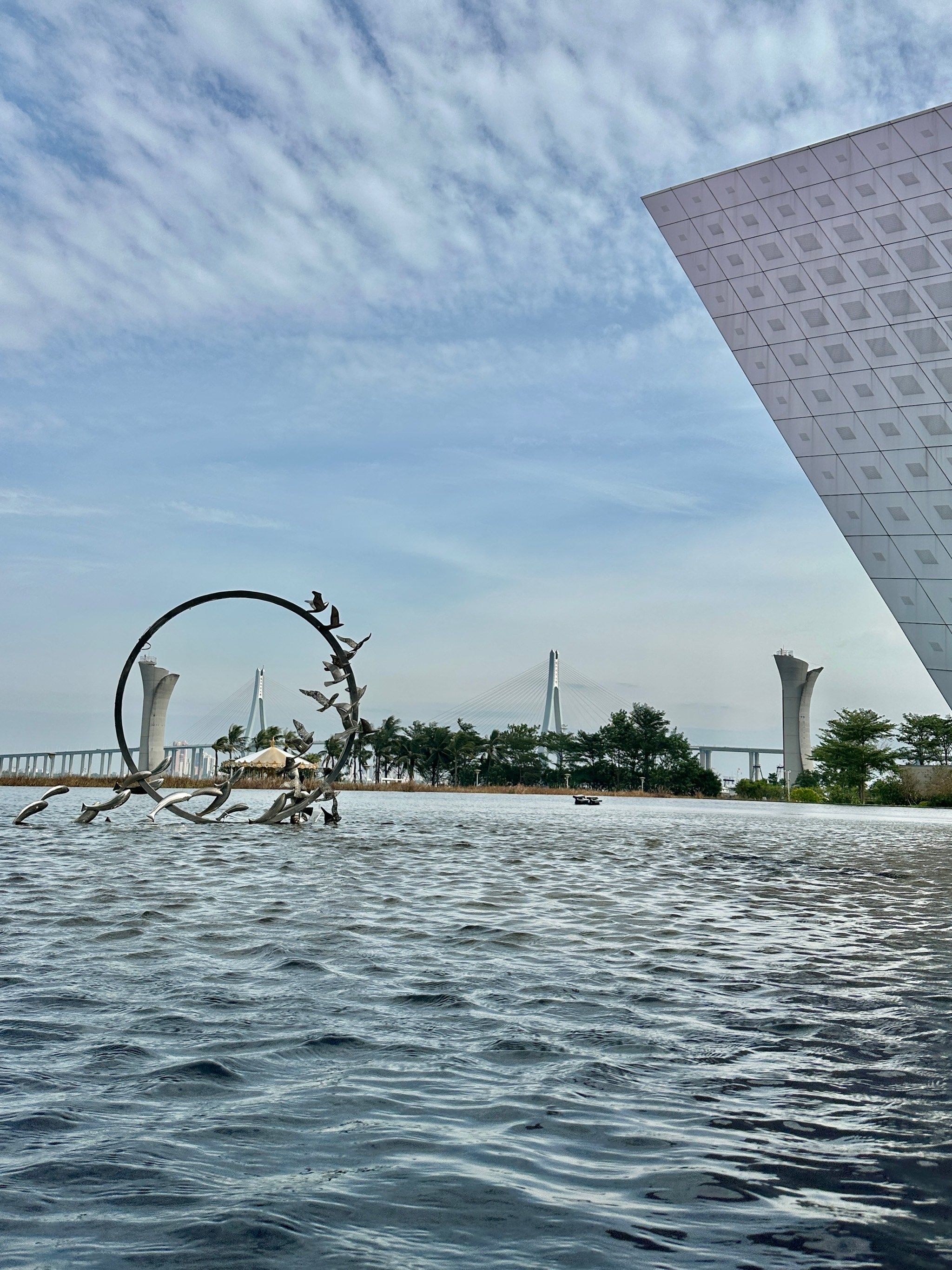 湛江🆓看海湾大桥好去处🌊招商国际邮轮城