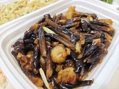 鸡枞菌炒扇贝-青雅中餐厅(大连金石滩绿发希尔顿度假酒店)