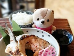 鳕鱼鱼鲛西京烧定食转三文鱼-矶野水产(澳门逸园中心店)