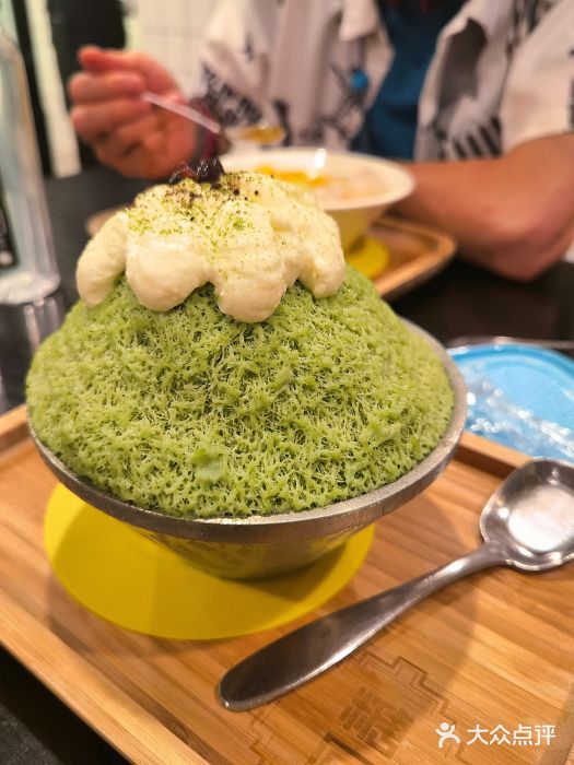 糖匠(垂虹路店)抹茶富士山刨冰图片