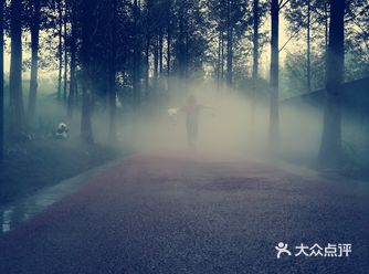 轻轨六号线到金山寺2b出口，出去就到公园门口了