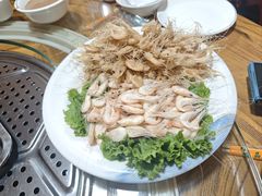 -牧民人家羊粪火自煮手把肉餐馆