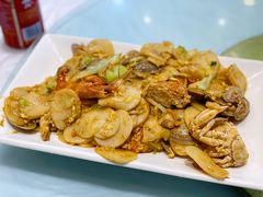 海鲜炒年糕-金海湾海鲜排档(朱家尖店)