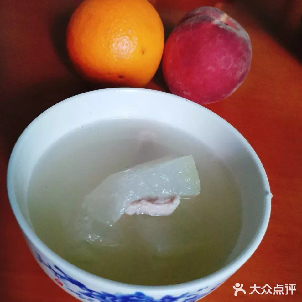 秋季时令食谱•冬瓜肉片汤