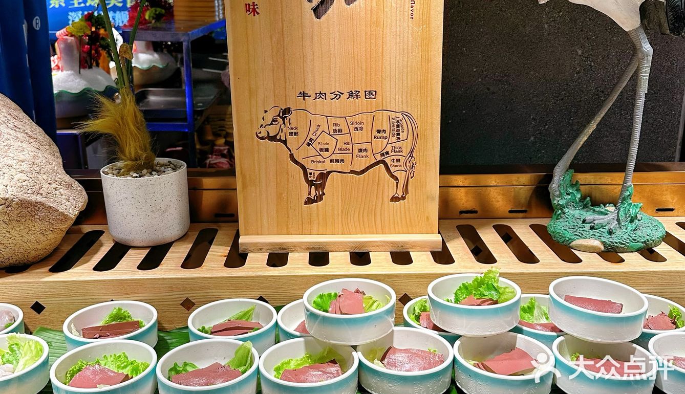 第一次在见到如此火热的自助餐。。。