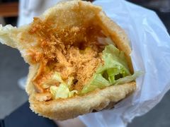 -小红车炸蛋葱油饼