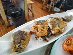 手撕鲈鱼-老东镇啤酒屋海鲜加工·蒸汽海鲜·海鲜烧烤(台东店)