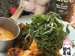 紫苏咸蛋黄炸鸡胗-salée