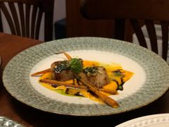 香煎带子配手指土豆泥-Bistro Les Lilas丁香花小酒馆