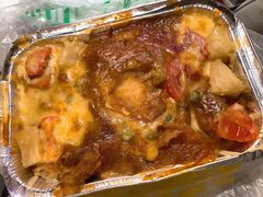 焗豬排飯-美心mx餐厅(友邦香港大楼店)