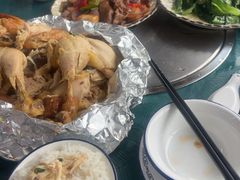 -古榕农庄·桑拿簸箕菜·招牌泥焗鸡(清远长隆店)