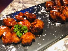 雪花糖醋里脊-绿茶餐厅(松江万达店)