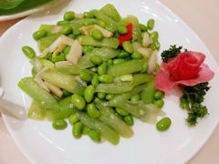 丝瓜炒毛豆-得月楼·省级非遗·传统苏帮菜(观前店)