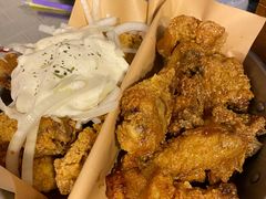 炸全鸡一半一半-富乐满韩国正宗炸鸡韩国料理(虹泉路店)