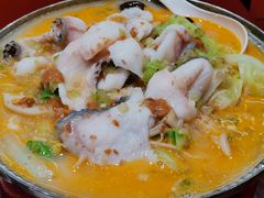 鱼片豆米鲜蔬锅-喜家德虾仁水饺(世纪大都会店)