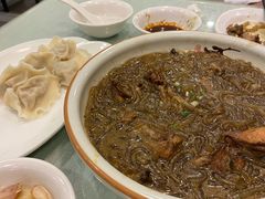 家鸡蘑菇粉-黄家饺子东北特色菜馆(湖滨商业街店)