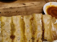 韭黄牛肉锅贴-海富荣·锅贴·陕菜家常菜(阳光城店)