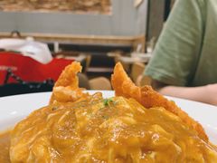 炸虾排咖喱蛋包饭-CoCo壱番屋