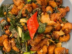 山捞叶炒树上的鸡-香香海南菜餐厅