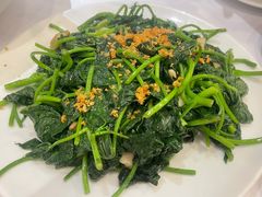 拍蒜井冈山番薯叶-山泉公馆酒家(广州东站店)