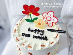 -卡比儿童蛋糕·心意定制·低脂零卡糖动物奶油FancyBALLOON(滨海店)