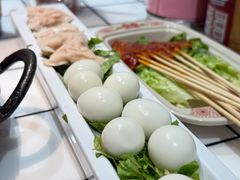 火锅饺拼鹌鹑蛋-伍师兄市井火锅(东部星悦天地店)